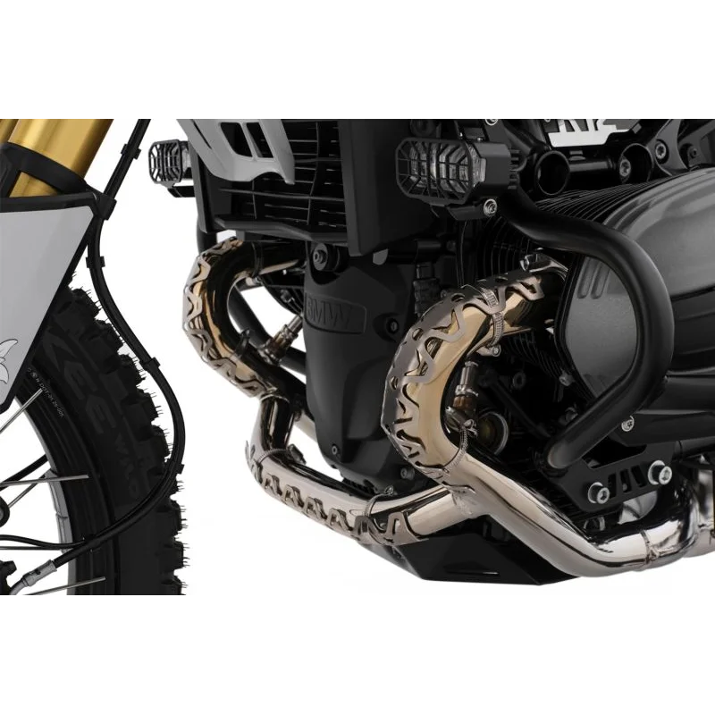 BMW R 12 Protection - DAKAR Header Pipe Guard - Silver