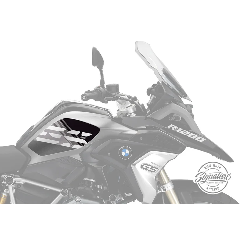 BMW R 1250 GS -Sport Style - Anniversary Decorative Decal - Grey-Black