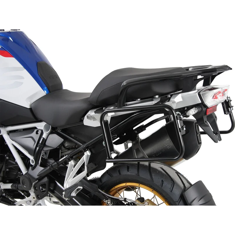 BMW R Series GS Carrier Sidecases - Hepco Becker - Anthracite / Quick Release (Lock It)