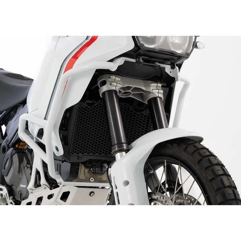 Ducati Desert X Protection - Engine Guard ( Left) - White / Fits Wunderlich Tank Guard