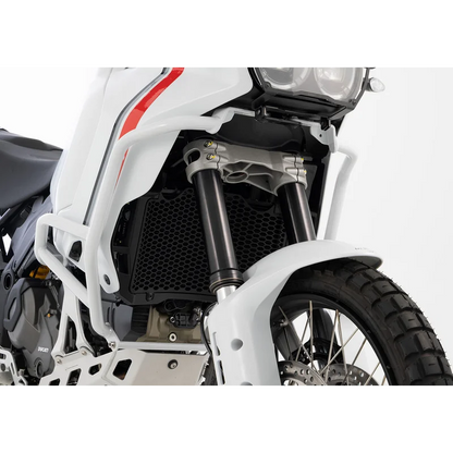 Ducati Desert X Protection - Engine Guard ( Left) - White / Fits Wunderlich Tank Guard