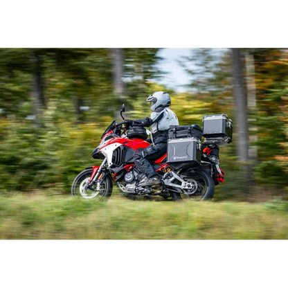 DUCATI Multistrada V4 Ergonomics -"Active Comfort" (Heating) Rider Seat - Black-Red / Standard