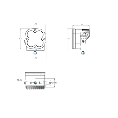 Aux LED - XL Sports - Spot / Square