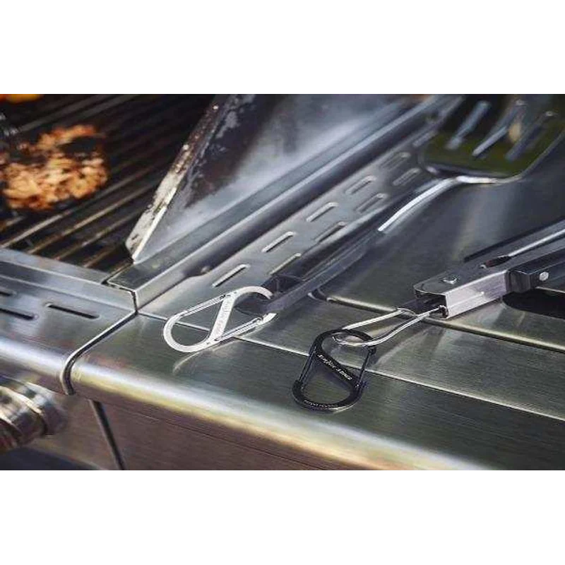 S-Biner Standard (Stainless) - 1N (SIZE #2) / Black / Stainless Steel