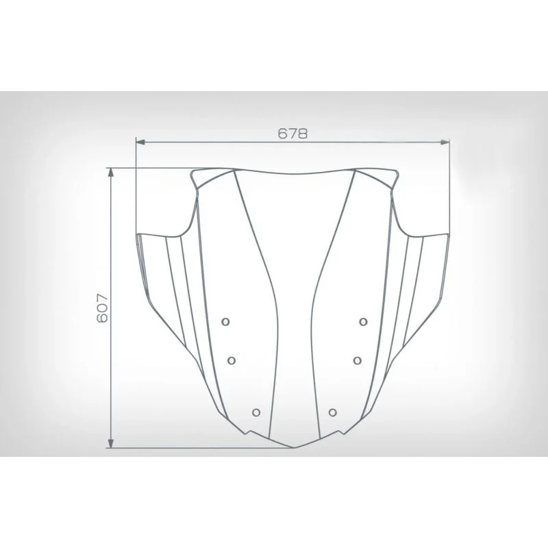 BMW K-Series Screen - Windshield Marathon - Clear