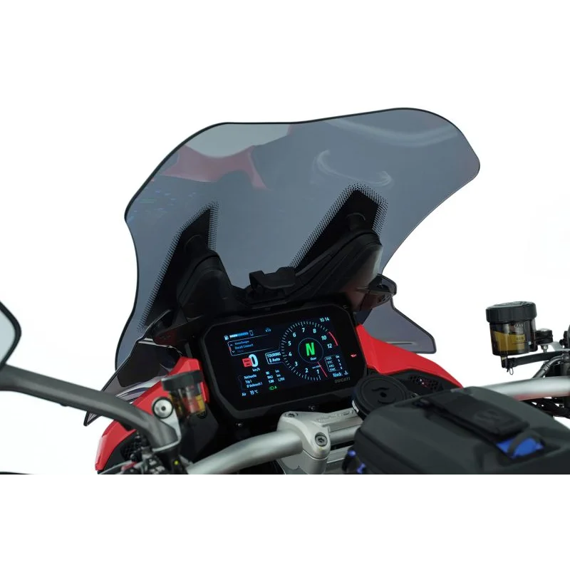 DUCATI Multistrada V4 Screen - Windshield Marathon - Smoked Grey