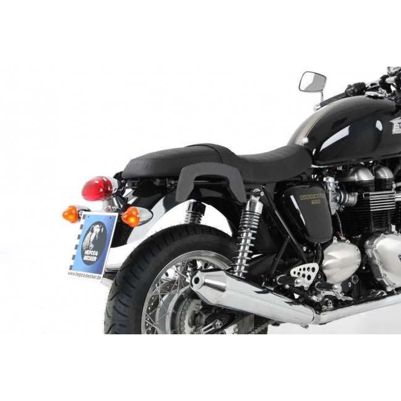 Triumph Thruxton Sidecases Carrier - C-Bow (Black)