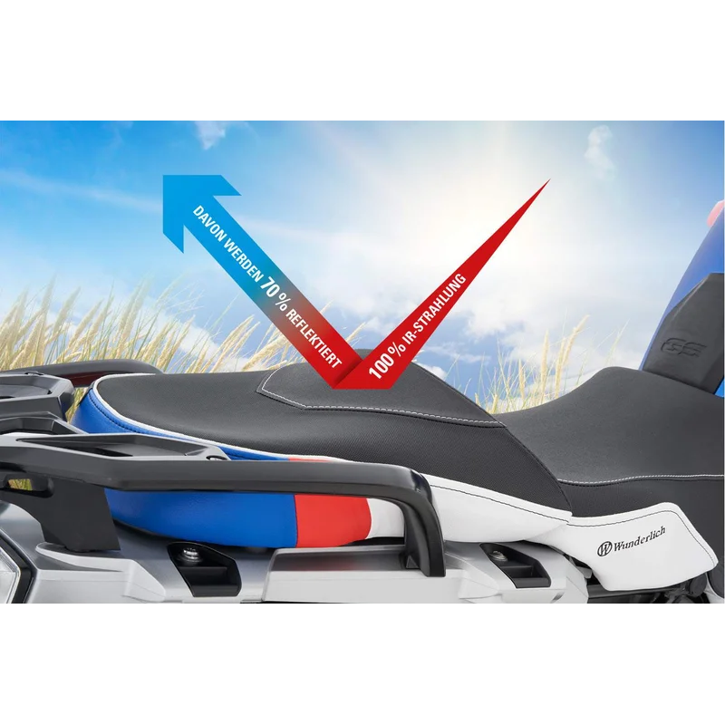 BMW R 1250 GS Ergonomics - Wunderlich "Active Comfort" (Heating) Seat - Low