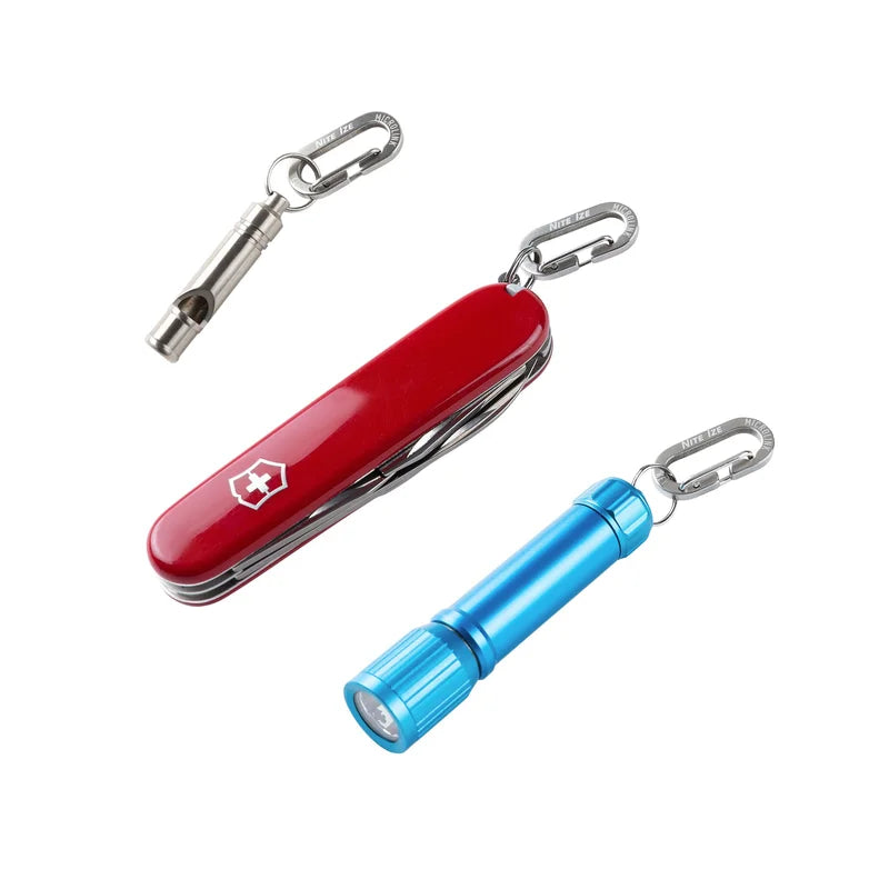 MICROLINK CARABINER (SET OF 4) - Stainless Steel