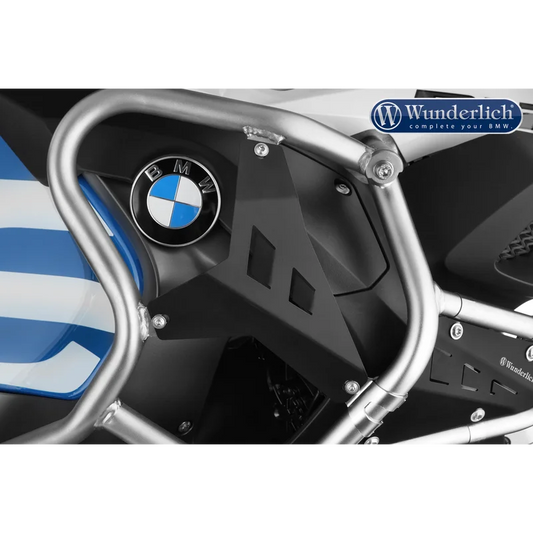 BMW R1200GSA Protection - Tank Guard Extension Plates - Black