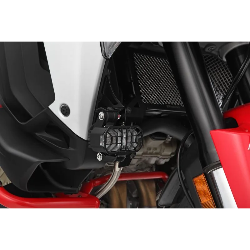 DUCATI Multistrada V4 - LED Auxillary lights Microflooter 3 - Black