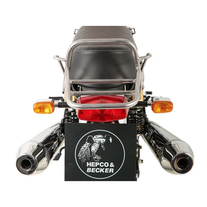 Royal Enfield Interceptor Carrier Topcase - Tubed Carrier - Chrome