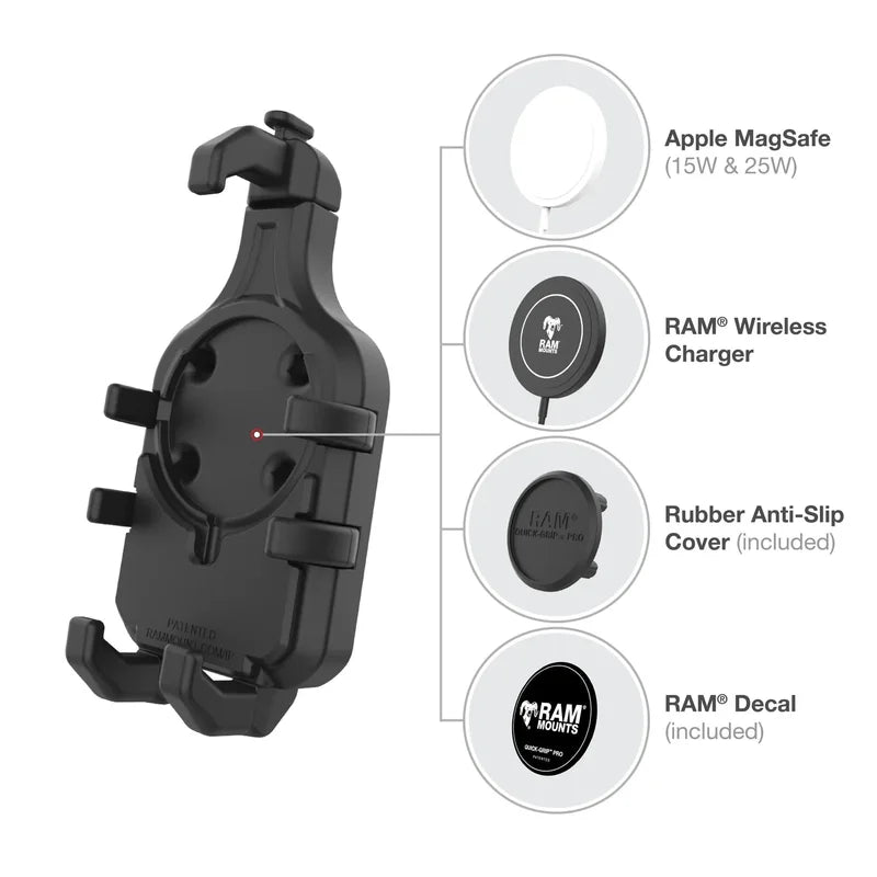RAM® Quick-Grip™ Pro Phone Holder - B Size / With Ball