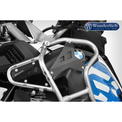 BMW R1200GSA Protection - Tank Guard Extension Plates - Silver