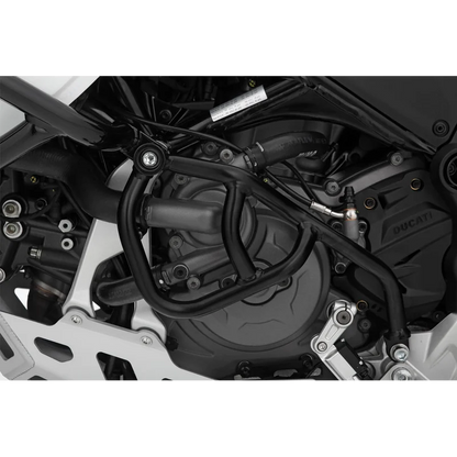 Ducati Desert X Protection - Engine Guard ( Left) - Red / Fits without Wunderlich Tank Guard only