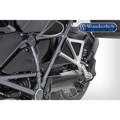 BMW R Series GS Protection - Passenger Seat Recess Cover - Silver