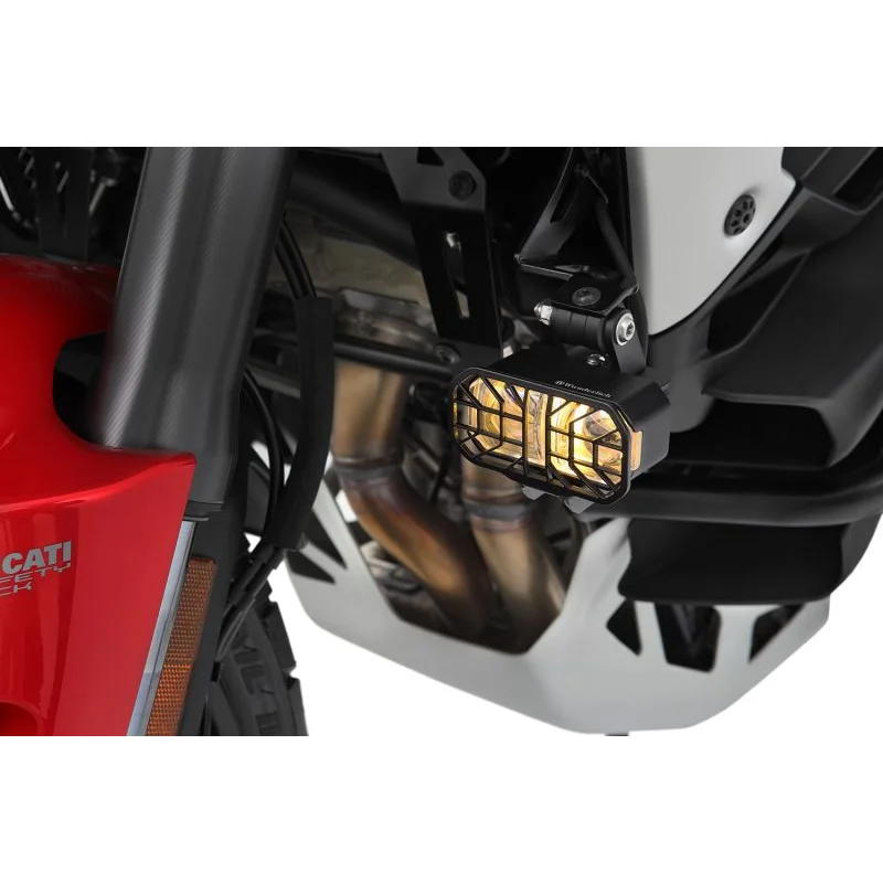 DUCATI Multistrada V4 - LED Auxillary lights Microflooter 3 - Black