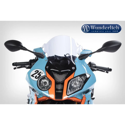 BMW S1000RR Screen (15-17) - Windscreen Bubble (455mm) - Smoked Grey