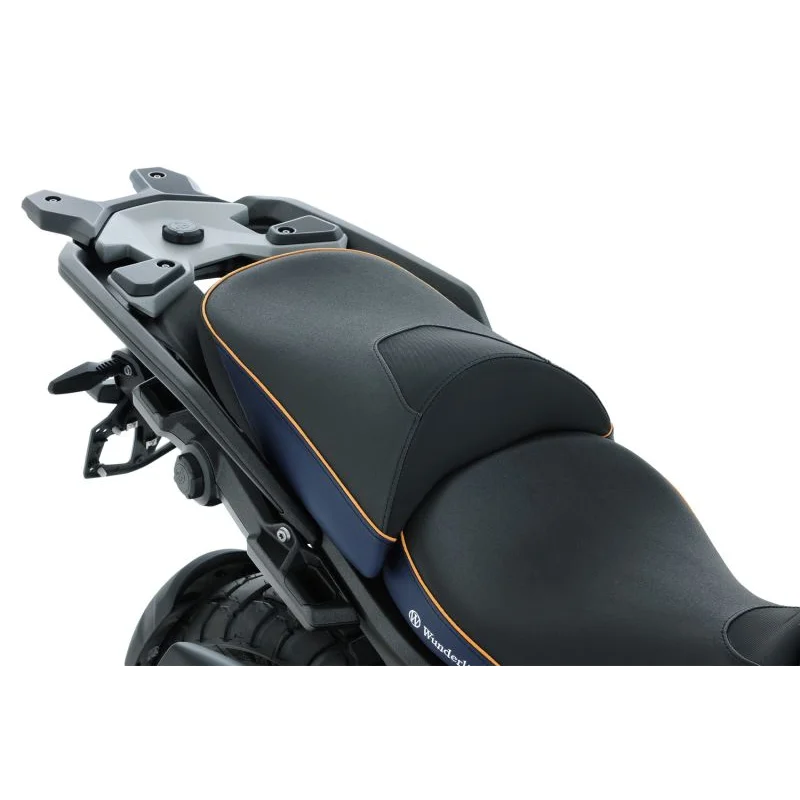 BMW R 1300 GS Ergonomics - Wunderlich "Active Comfort" (Heating) Seat - Imperial Blue-Gold / Passenger / Queens-Edition - standard