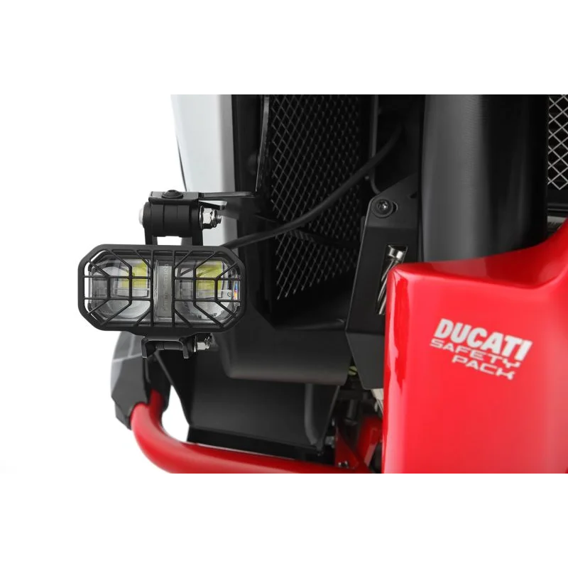 DUCATI Multistrada V4 - LED Auxillary lights Microflooter 3 - Black