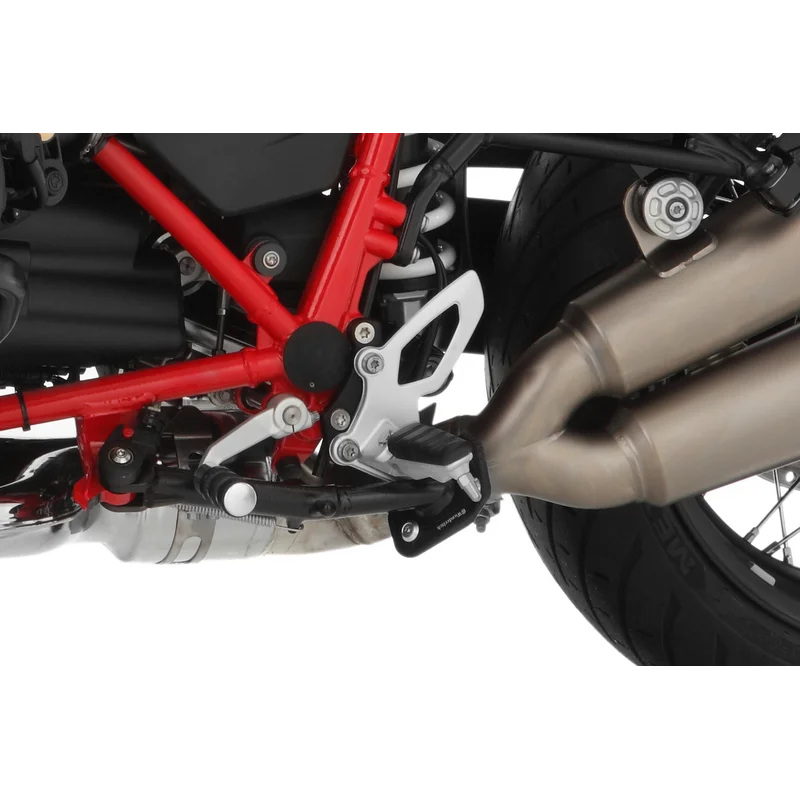 BMW R Nine T Ergonomics - Footrest Lowering Kit - Black