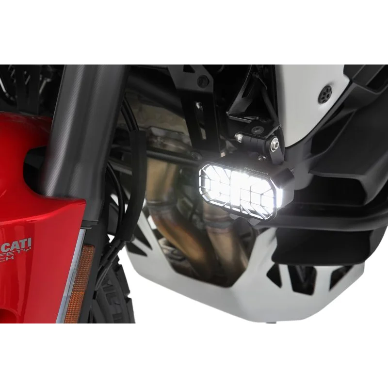 DUCATI Multistrada V4 - LED Auxillary lights Microflooter 3 - Black
