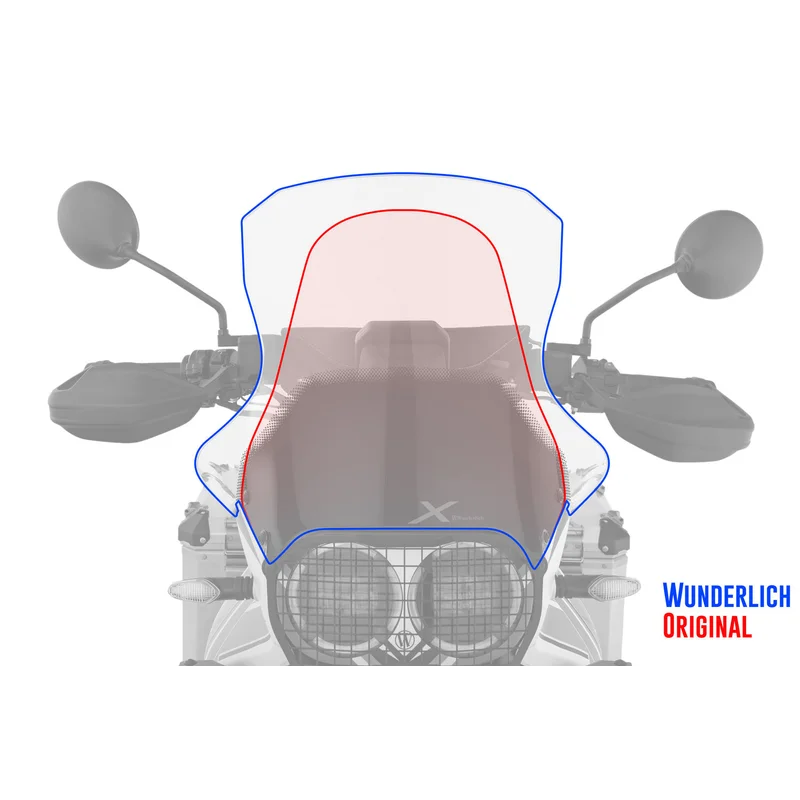 Ducati Desert X Screen - Marathon - Smoked Grey