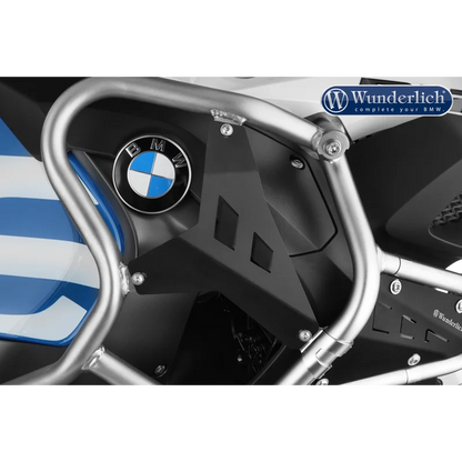 BMW R1200GSA Protection - Tank Guard Extension Plates - Silver