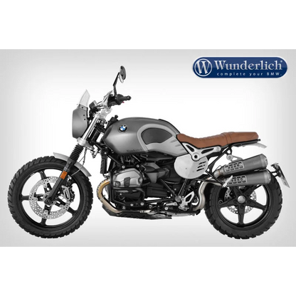 BMW R Nine T Styling - Classic Front Mudguard 'Low' - Brushed