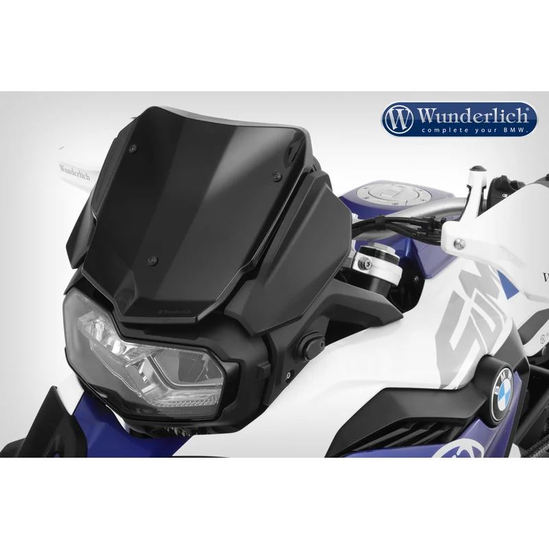 BMW F 750 / 850 GS Screen - Windscreen "FlowJet" - Matt Black
