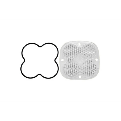 Replacement Lens - Baja Designs SQUADRON Series - Spot / Factory Amber
