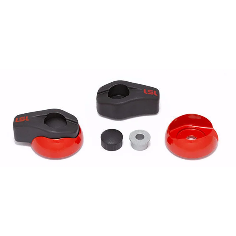 Crash Pad Heads for LSL Frame Sliders - Signal Red