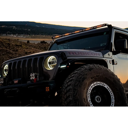 JEEP WRANGLER ROOF MOUNT LIGHT KIT - S8 50 INCH - Clear / Toggle