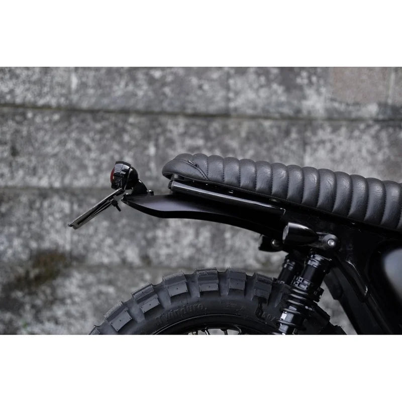 High Tail Customs Mudguard - Predrilled - Black Anodised