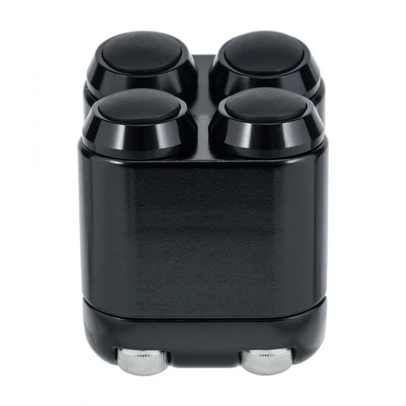 Handlebar Momentary Switch - Four Button - 25mm (1") / Black