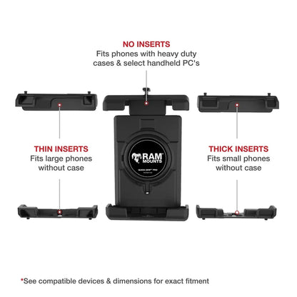 RAM® Quick-Grip™ Pro XL Phone Holder - B Size / With Ball