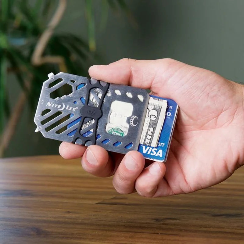 MONEY CLIP + RFID BLOCK + TOOLS