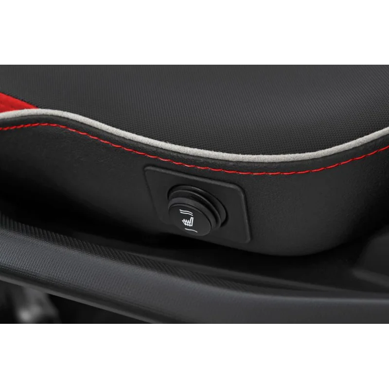 DUCATI Multistrada V4 Ergonomics -"Active Comfort" (Heating) Rider Seat - Black-Red / Standard