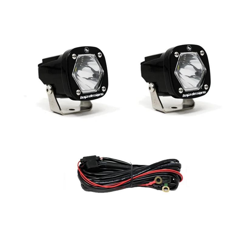 Aux LED - S1 - Spot / Pair ( Standard wiring Included) / Clear