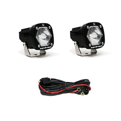 Aux LED - S1 - Spot / Pair ( Standard wiring Included) / Clear