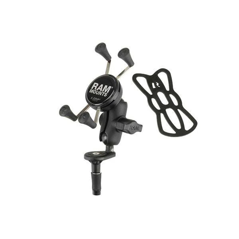 RAM Set - Fork Stem Mount X Grip Phone Cradle - Below 5"