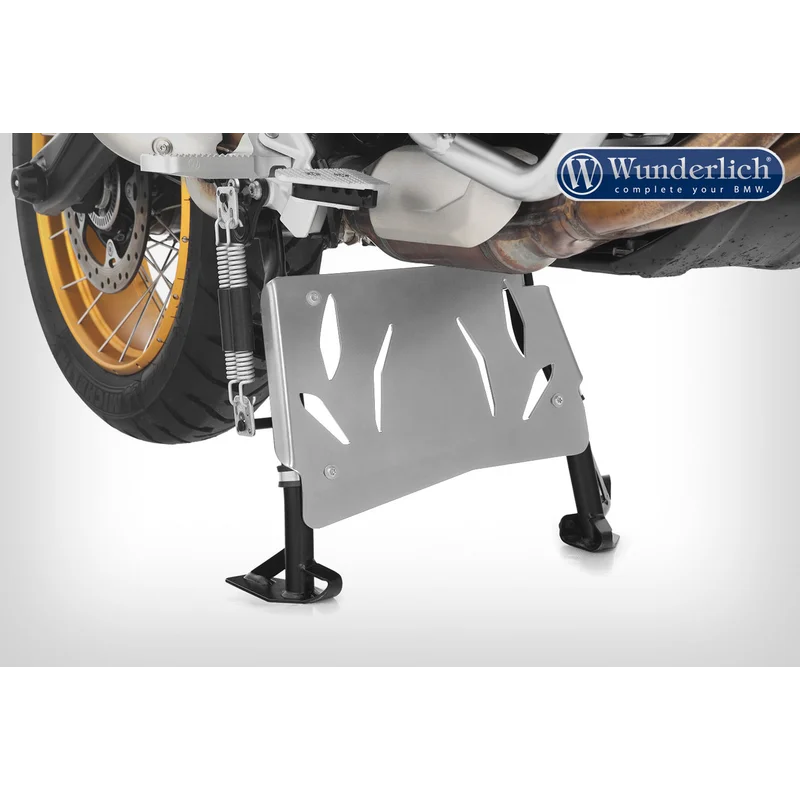 BMW F 850GS / 850GSA Protection - Centre Stand Plate - Silver