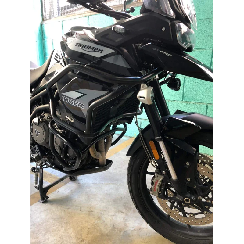 Triumph Tiger 850 & 900 Protection - Guard TANK SOLID - Steel - Black