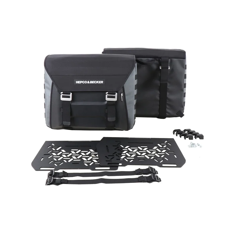 Sidecases 70L Per Pair X Travel (Universal with Plates) - Pair