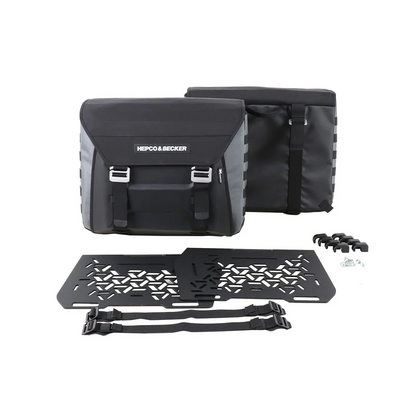 Sidecases 70L Per Pair X Travel (Universal with Plates) - Pair