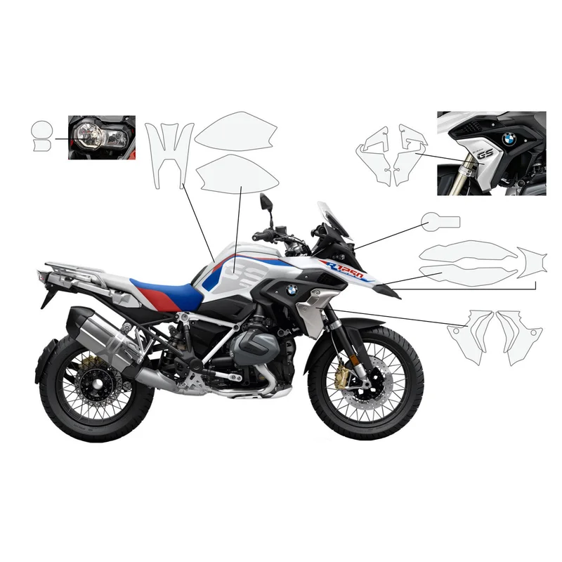 BMW R Series Protection - Paint Shield Set - Whole Set