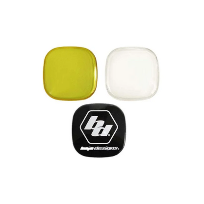 Light Covers - SQUADRON - Amber / Round / 2N  (1 PAIR)
