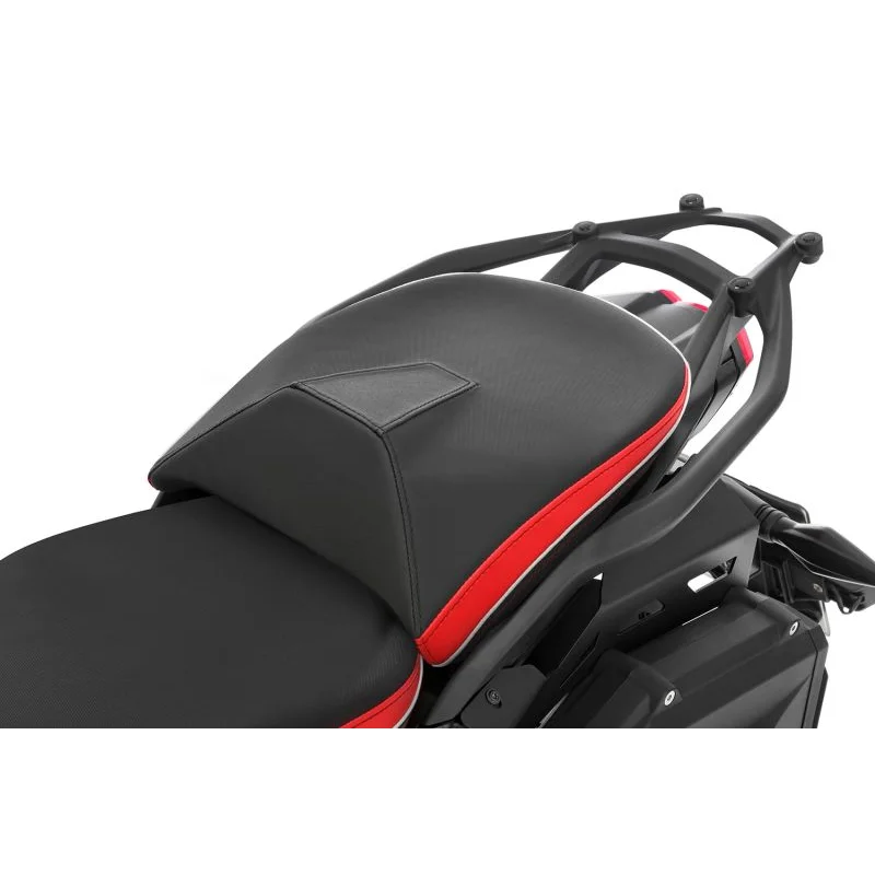 DUCATI Multistrada V4 Ergonomics -"Active Comfort" Passenger Seat - Black-Red