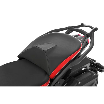 DUCATI Multistrada V4 Ergonomics -"Active Comfort" Passenger Seat - Black-Red