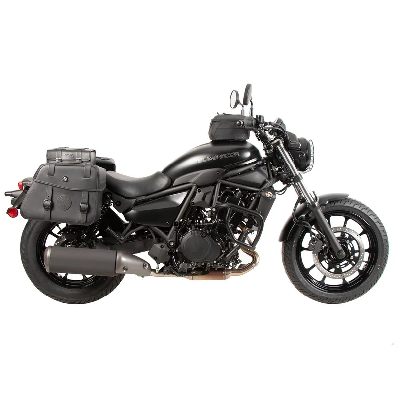 KAWASAKI ELIMINATOR 500 Carrier - Solo Rear Rack & Backrest - Solo Rack With Backrest